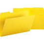 Smead Expanding Recycled Heavy Pressboard Folders, 1/3-Cut Tabs: Assorted, Legal Size, 1" Expansion, Yellow, 25/Box View Product Image