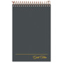 Ampad Gold Fibre Steno Pads, Gregg Rule, Designer Diamond Pattern Gray/Gold Cover, 100 White 6 x 9 Sheets (TOP20808) View Product Image