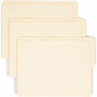 Smead Shelf-Master 1/2 Tab Cut Letter Recycled End Tab File Folder - 8 1/2" x 11" - 3/4" Expansion - End Tab Location - Top Tab Position - 11 pt. Product Image 