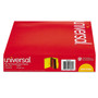 Universal Bright Colored Pressboard Classification Folders, 2" Expansion, 2 Dividers, 6 Fasteners, Letter Size, Yellow Exterior, 10/Box View Product Image