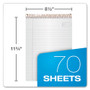 Ampad Gold Fibre Wirebound Project Notes Pad, Project-Management Format, Navy Cover, 70 White 8.5 x 11.75 Sheets View Product Image