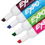 EXPO Low-Odor Dry-Erase Marker, Broad Chisel Tip, Assorted Pastel Colors, 4/Set (SAN81029) View Product Image