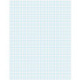 Ampad Graph Pad - 50 Sheets - Both Side Ruling Surface - 15 lb Basis Weight - Letter - 8 1/2" x 11" Sheet Size Product Image 