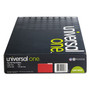 Universal Deluxe Colored Top Tab File Folders, 1/3-Cut Tabs: Assorted, Legal Size, Red/Light Red, 100/Box View Product Image