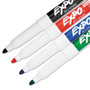 EXPO Low-Odor Dry-Erase Marker, Fine Bullet Tip, Assorted Colors, 4/Set (SAN86074) View Product Image