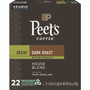 Peet's Coffee & Tea House Blend Decaf K-Cups, 22/Box View Product Image
