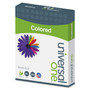 Universal Deluxe Colored Paper, 20 lb Bond Weight, 8.5 x 11, Blue, 500/Ream (UNV11202) View Product Image