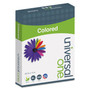 Universal Deluxe Colored Paper, 20 lb Bond Weight, 8.5 x 11, Blue, 500/Ream (UNV11202) View Product Image