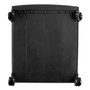 Storex Single-Drawer Mobile Filing Cabinet, 1 Legal/Letter-Size File Drawer, Black/Teal, 14.75" x 18.25" x 12.75" View Product Image