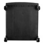 Storex Two-Drawer Mobile Filing Cabinet, 2 Legal/Letter-Size File Drawers, Black, 14.75" x 18.25" x 26" View Product Image