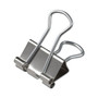 Universal Binder Clips with Storage Tub, Small, Silver, 40/Pack (UNV11240) View Product Image