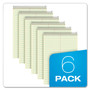 Ampad Steno Pads, Gregg Rule, Tan Cover, 70 Green-Tint 6 x 9 Sheets, 6/Pack (TOP25476) View Product Image