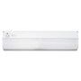 Ledu Low-Profile Under-Cabinet LED-Tube Light Fixture with (1) 9 W LED Tube, Steel Housing, 18.25" x 4" x 1.75", White View Product Image