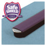 Smead End Tab Pressboard Classification Folders, Six SafeSHIELD Fasteners, 2" Expansion, 2 Dividers, Legal Size, Blue, 10/Box View Product Image