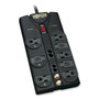Tripp Lite Protect It! Surge Protector, 8 AC Outlets, 10 ft Cord, 3,240 J, Black (TRPTLP810NET) View Product Image