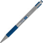 Zebra F-301 Ballpoint Pen, Retractable, Fine 0.7 mm, Blue Ink, Stainless Steel/Blue Barrel, 2/Pack (ZEB27122) View Product Image