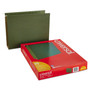 Universal Box Bottom Hanging File Folders, 2" Capacity, Letter Size, 1/5-Cut Tabs, Standard Green, 25/Box (UNV14142) View Product Image