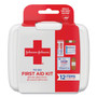 Johnson & Johnson Red Cross Mini First Aid To Go Kit, 12 Pieces, Plastic Case (JOJ8295) View Product Image