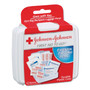 Johnson & Johnson Red Cross Mini First Aid To Go Kit, 12 Pieces, Plastic Case View Product Image