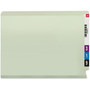 Smead End Tab Pressboard Classification Folders, Two SafeSHIELD Coated Fasteners, 3" Expansion, Letter Size, Gray-Green, 25/Box View Product Image