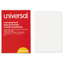 Universal Laminating Pouches, 5 mil, 6.5" x 4.38", Gloss Clear, 100/Box (UNV84680) View Product Image