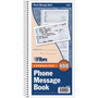 TOPS Spiralbound Message Book, Two-Part Carbonless, 5 x 2.75, 4 Forms/Sheet, 400 Forms Total (TOP4003) View Product Image