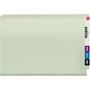 Smead End Tab Pressboard Classification Folders, Two SafeSHIELD Coated Fasteners, 2" Expansion, Legal Size, Gray-Green, 25/Box View Product Image