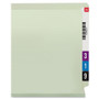 Smead End Tab Pressboard Classification Folders, Two SafeSHIELD Coated Fasteners, 3" Expansion, Legal Size, Gray-Green, 25/Box View Product Image