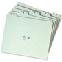 Smead Alphabetic Top Tab Indexed File Guide Set, 1/5-Cut Top Tab, A to Z, 8.5 x 11, Green, 25/Set SMD50376 View Product Image