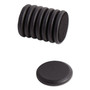 U Brands High Energy Magnets, Circle, Black, 1.25" Diameter, 8/Pack (UBR3021U0012) View Product Image