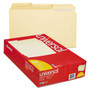 Universal Double-Ply Top Tab Manila File Folders, 1/3-Cut Tabs: Assorted, Legal Size, 0.75" Expansion, Manila, 100/Box (UNV16123) View Product Image