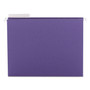 Smead Color Hanging Folders with 1/3 Cut Tabs, Letter Size, 1/3-Cut Tabs, Purple, 25/Box (SMD64023) View Product Image