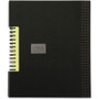 TOPS Idea Collective Wirebound Notebook - Twin Wirebound - Ruled Front Ruling - 6" x 8" Sheet Size - Black Cover - Hard Cover, Expandable Pocket Product Image 
