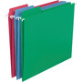 Smead FasTab Hanging Folders, Letter Size, 1/3-Cut Tabs, Assorted Colors, 18/Box View Product Image
