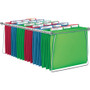 Smead FasTab Hanging Folders, Letter Size, 1/3-Cut Tabs, Assorted Colors, 18/Box View Product Image