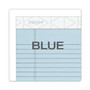 TOPS Prism + Colored Writing Pads, Narrow Rule, 50 Pastel Blue 5 x 8 Sheets, 12/Pack View Product Image
