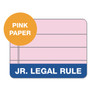 TOPS Prism + Colored Writing Pads, Narrow Rule, 50 Pastel Pink 5 x 8 Sheets, 12/Pack View Product Image