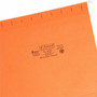 Smead Colored Hanging File Folders with 1/5 Cut Tabs, Letter Size, 1/5-Cut Tabs, Orange, 25/Box View Product Image