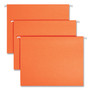 Smead Colored Hanging File Folders with 1/5 Cut Tabs, Letter Size, 1/5-Cut Tabs, Orange, 25/Box View Product Image