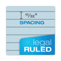 TOPS Prism + Colored Writing Pads, Wide/Legal Rule, 50 Pastel Blue 8.5 x 11.75 Sheets, 12/Pack View Product Image