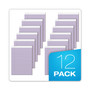 TOPS Prism + Colored Writing Pads, Wide/Legal Rule, 50 Pastel Orchid 8.5 x 11.75 Sheets, 12/Pack View Product Image