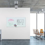 U Brands Magnetic Glass Dry Erase Board Value Pack, 70 x 35, White (UBR3973U0001) View Product Image