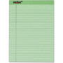 TOPS Prism Plus Wide Rule Green Legal Pad - 50 Sheets - Strip - 16 lb Basis Weight - 8 1/2" x 11 3/4" Sheet Size - 11.75" Height x 8.5" Width Product Image 