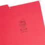 Smead FasTab Hanging Folders, Letter Size, 1/3-Cut Tabs, Red, 20/Box View Product Image