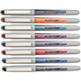 uniball VISION Needle Rollerball Pen, Stick, Fine 0.7 mm, Assorted Ink and Barrel Colors, 8/Pack View Product Image