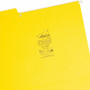 Smead FasTab Hanging Folders, Letter Size, 1/3-Cut Tabs, Yellow, 20/Box View Product Image