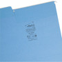 Smead FasTab Hanging Folders, Letter Size, 1/3-Cut Tabs, Blue, 20/Box View Product Image