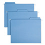Smead FasTab Hanging Folders, Letter Size, 1/3-Cut Tabs, Blue, 20/Box View Product Image