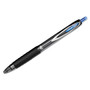 uniball Signo 207 Needle Point Gel Pen, Retractable, Medium 0.7 mm, Blue Ink, Clear/Black/Blue Barrel, Dozen (UBC1736098) View Product Image