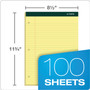 TOPS Double Docket Ruled Pads, Wide/Legal Rule, 100 Canary-Yellow 8.5 x 11.75 Sheets, 6/Pack View Product Image